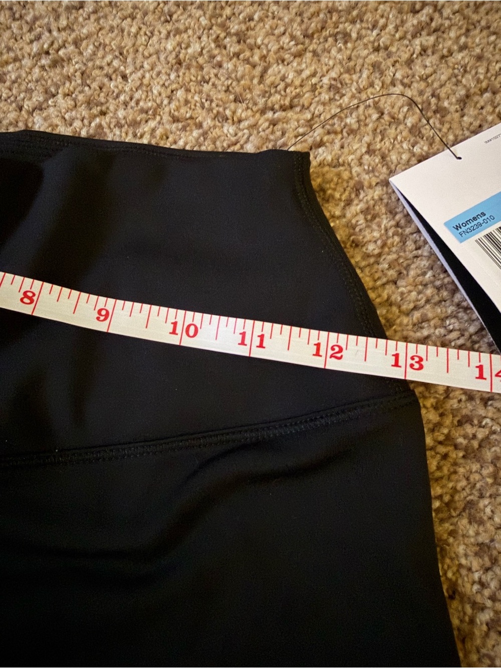 Nike Black Women’s Dri-Fit High Waisted Capri Leggings Sz M Run Sporting Casual - Picture 5 of 10